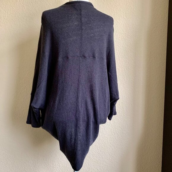 ANTHROPOLOGIE Sunday Saturday Selby Tie-Front Oversized Cocoon Cardigan Sweater - Picture 5 of 9
